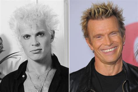 Billy Idol Then And Now Billy Idol Stars Then And Now The Wedding Singer