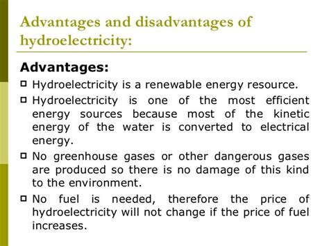 10 Advantages And Disadvantages Of Hydroelectricity Connectus