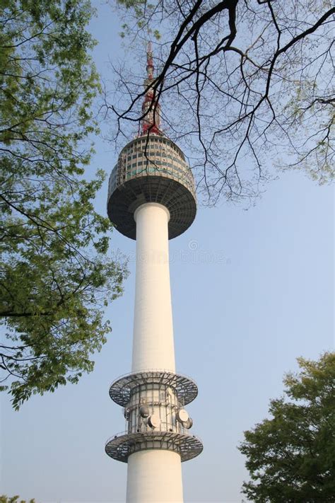 View Of N Seoul Tower In South Korea Editorial Stock Image Image Of
