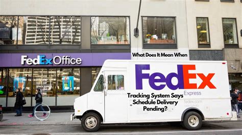 Fedex Says Out For Delivery But Pending