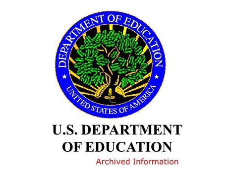 Us Department Of Education Logo