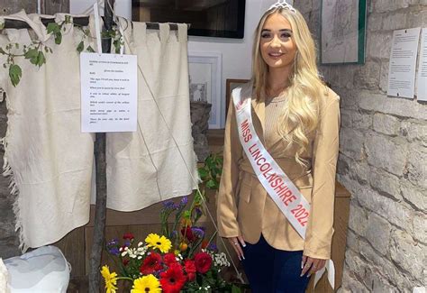 Miss Lincolnshire Paige Allen Of Crowland Hoping To Be Crowned Miss England
