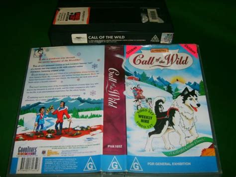 Call Of The Wild Rare Oz Good Times Classic Animated Adventure Story