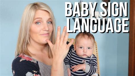 Basic Baby Signs Sign Language For Babies Or Toddlers Youtube