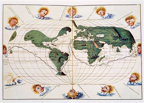 Map Of Ferdinand Magellans 1519 1521 Photograph By Everett