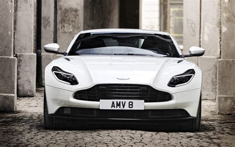 Download Wallpapers Aston Martin Db11 2017 V8 Front View Supercar
