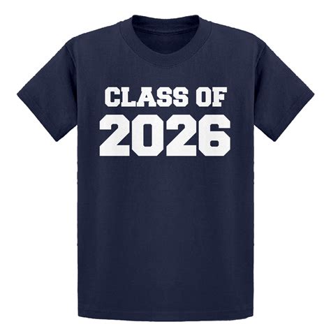 Youth Class Of 2026 Kids T Shirt Indica Plateau