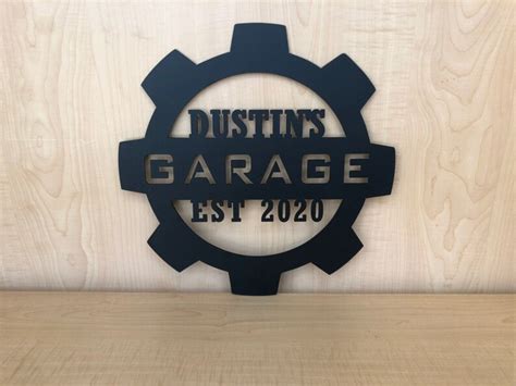 Personalized Garage Sign Metal Wall Art Garage And Driveway Etsy