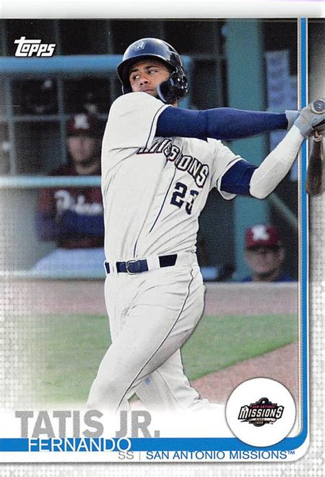 Fernando Tatis Jr Baseball Card San Diego Padres San Antonio