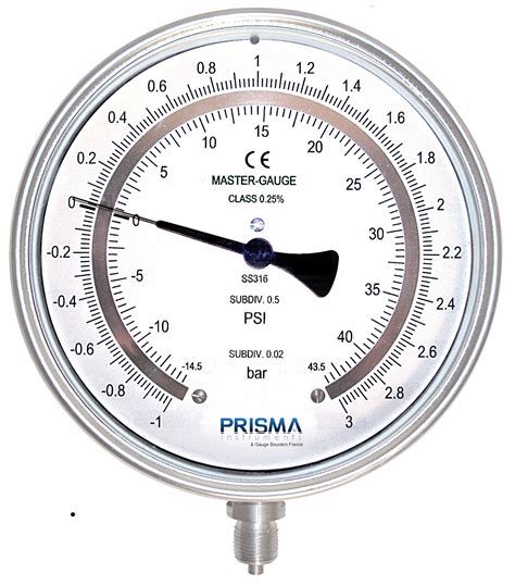 Master Pressure Gauge Pressure Gauges Prisma Instruments And Gauge