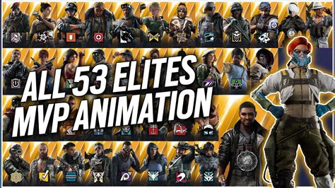 All 53 Elite Skins Mvp Animations Finka Elite Youtube