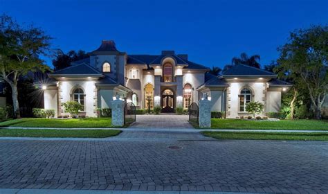 Private Island Lakefront Modern Classic Mansion In Florida Mansions