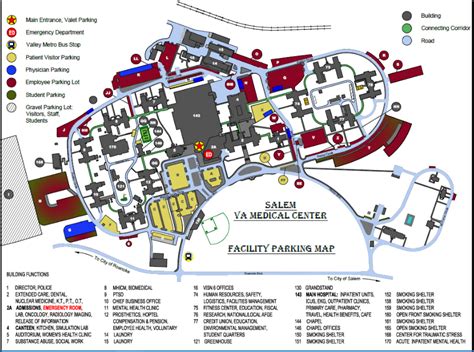 Campus Map Va Salem Health Care Veterans Affairs