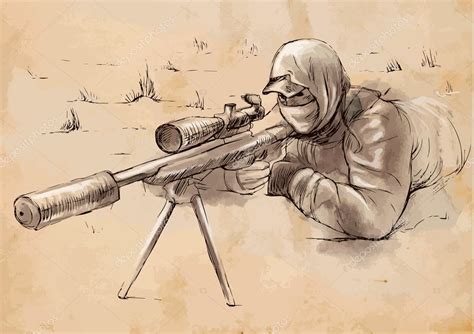 Cool Sniper Drawings