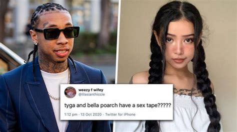 tyga sex tape with tiktok star bella poarch allegedly leaked online izzso news travels fast