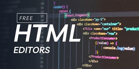 Best Free Html Editors For Developers Check Now