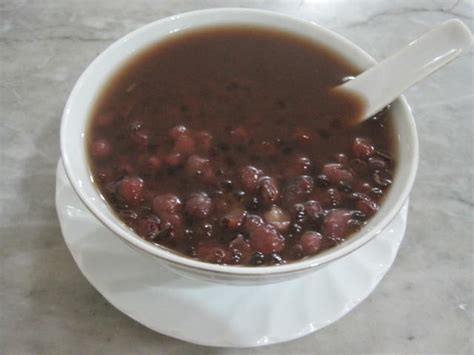 Red Bean With Sago Soup Dessert Chinese Cooking