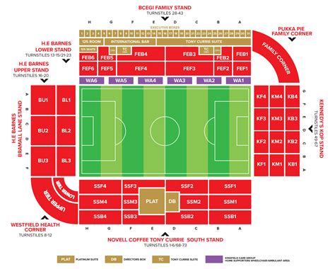 Sheffield United Stadium Map