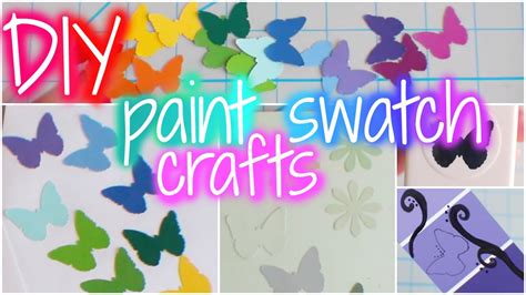 Diy Paint Swatch Crafts Youtube