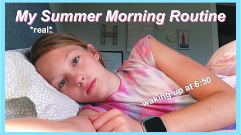 My Summer Morning Routine Youtube