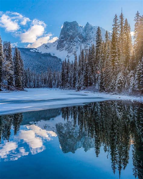 Emerald Lake Yoho National Park British Columbia Canada R