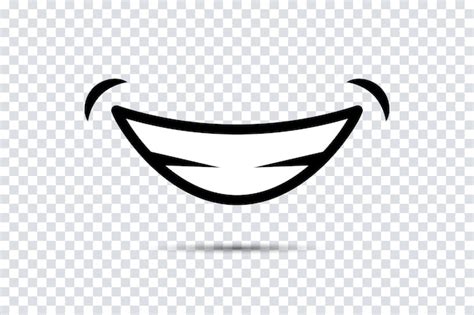 Ícone De Sorriso Ilustração Isolada Em Vetor Desenho De Vetor De Forma De Sorriso Emoji