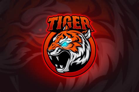 Tiger Mascot And Esport Logo Mascot Football Logo Design