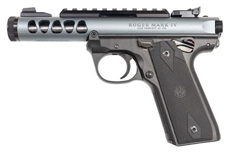 Ruger Mark Iv 2245 Lite 22lr Rimfire Pistol With Diamond Gray Anodized