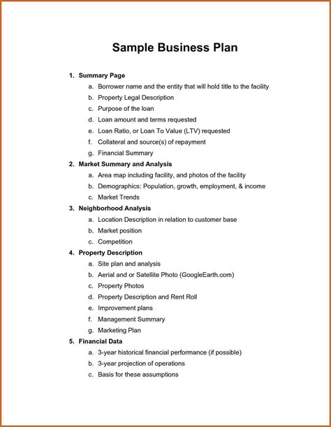 30 Sba Business Plan Template Template Library