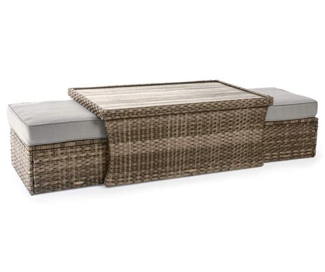 The big lots coffee tables available on the site are made of different materials such as wood, aluminum, marble, steel, glass and so on, so that you can pick the best one to go with your. Broyhill Eagle Brooke Coffee Table & Cushioned Ottoman All ...