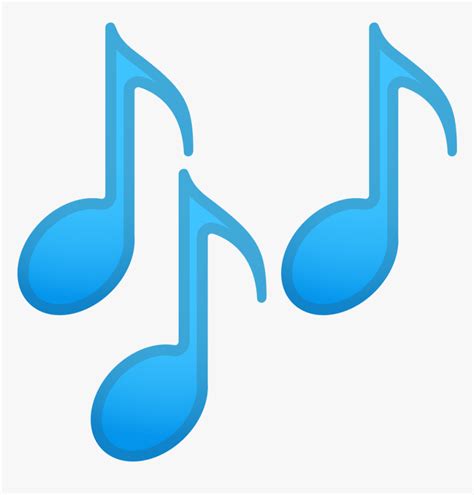 Blue Music Notes Png Musical Notes Icon Png Transparent Png Kindpng