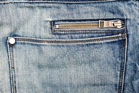 Blue Jeans Fabric With Zipper Stock Image Image Of Clothes Garment 39130225