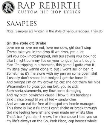 Not all poems have to rhyme. How to write a rap poem - ghostwriternickelodeon.web.fc2.com