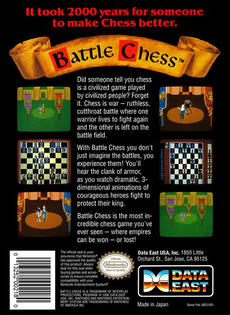 Hraj Battle Chess Pre Nes Online Oldgamessk