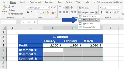 How To Merge Cells Horizontally In Excel Printable Templates
