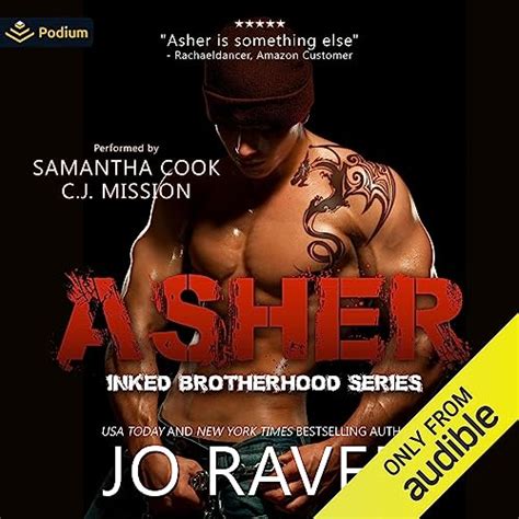 Asher Inked Brotherhood Book 1 Audio Download Jo Raven Samantha Cook Cj Mission Podium