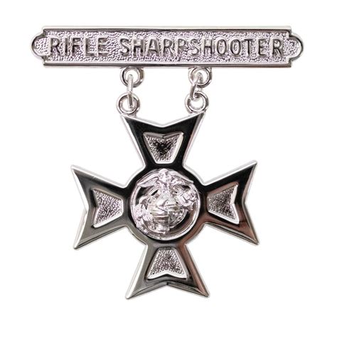 Usmc Rifle Sharpshooter Qualification Badge Devil Dog Depot