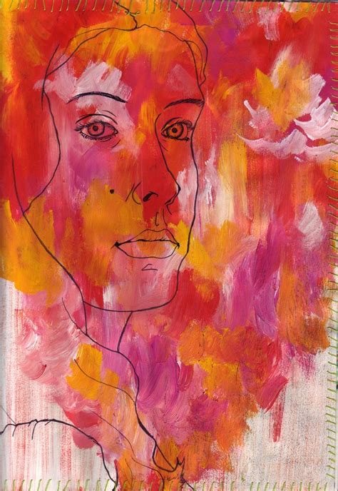 Colorful Self Portrait By Idrilasphodel On Deviantart