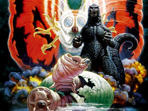 Movie Godzilla Vs Mothra Hd Wallpaper