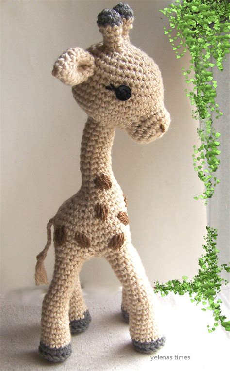 Crochet Pattern Baby Giraffe Small Toy Crochet Pattern Toy Etsy
