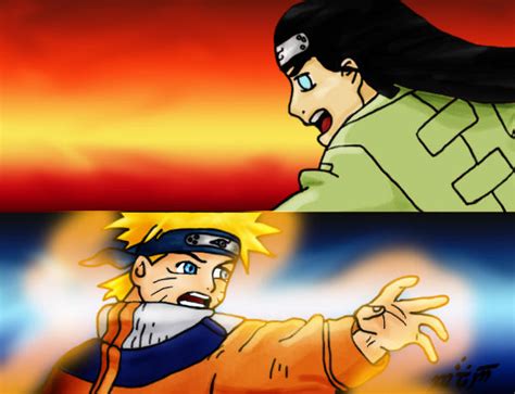 Naruto Vs Neji By Bladesfire On Deviantart