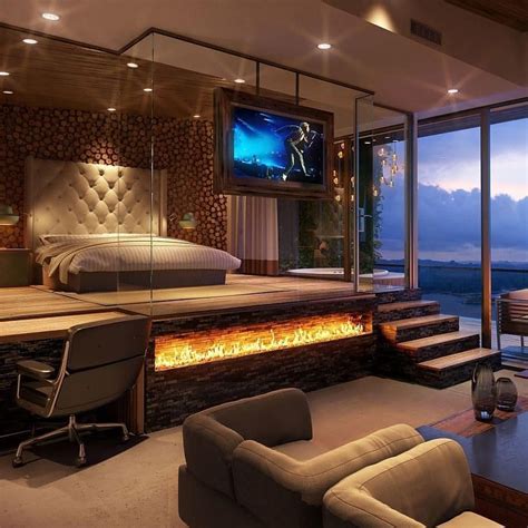 Check spelling or type a new query. Elevated Millionaire Bedroom with fireplace. Beautiful ...