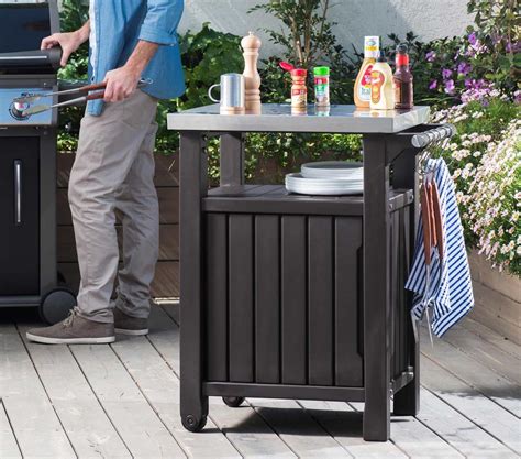 Keter Unity Small Bbq Storagework Table