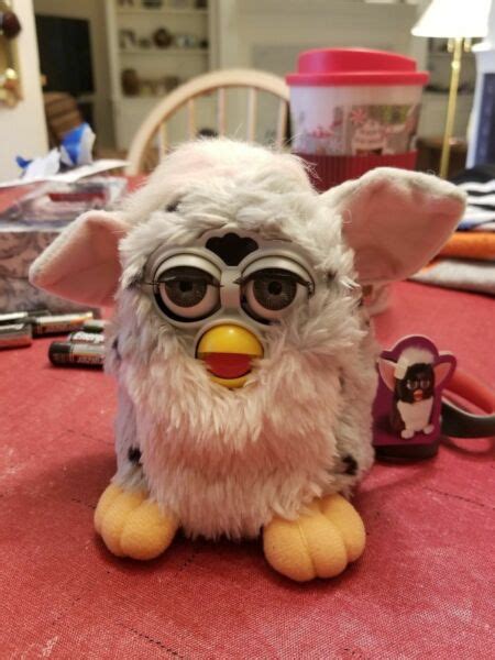 Furby Gray And White 1998 Tiger Electronics Model 70 800 For Sale