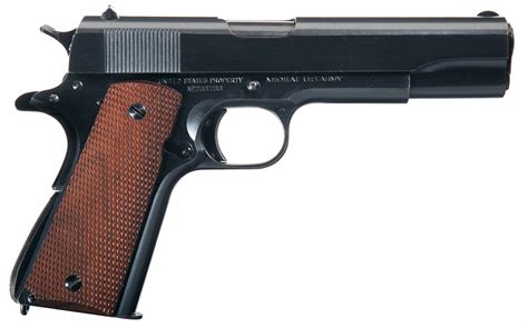 Excellent Us Colt Model 1911a1 1941 Production Semi Automatic Pistol