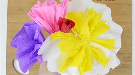 4 Cara Untuk Membuat Bunga Dari Kertas Tisu Wiki How To Bahasa Indonesia