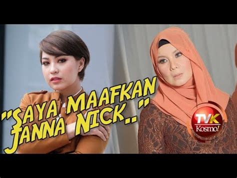 Pelakon janna nick barangkali tidak perlu gusar sekiranya permohonan maaf yang dibuat secara terbuka tidak diterima sheila rusly. Sheila Rusly maafkan Janna Nick - YouTube