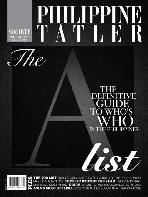 Philippine Tatler Society Magazine Get Your Digital Subscription
