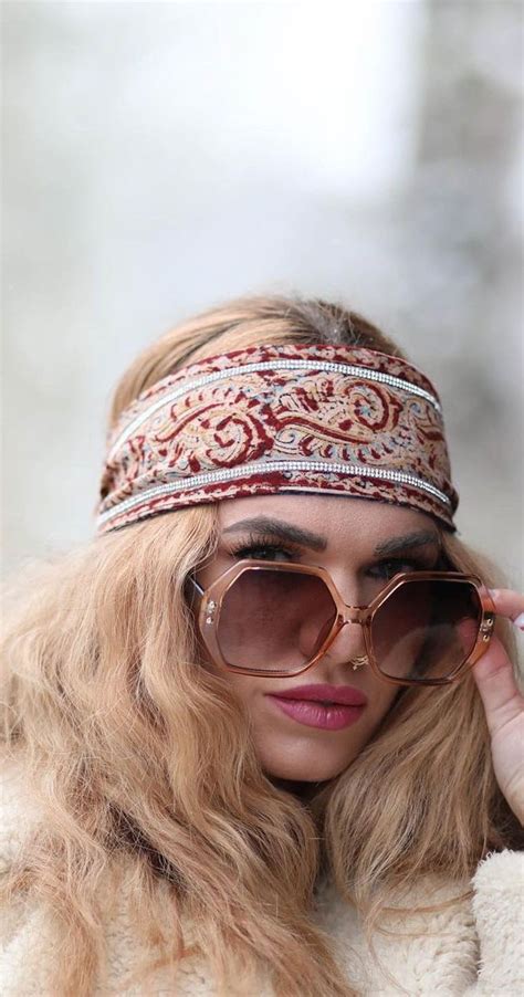 39 trendy ways to wear a head scarf 70s hippie girl