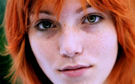 Redhead With Freckles Wallpaper And Background 1680x1050 Id452793